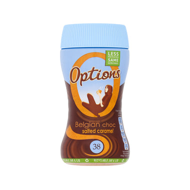 Options Belgian Choc Salted Caramel - 220g Jar